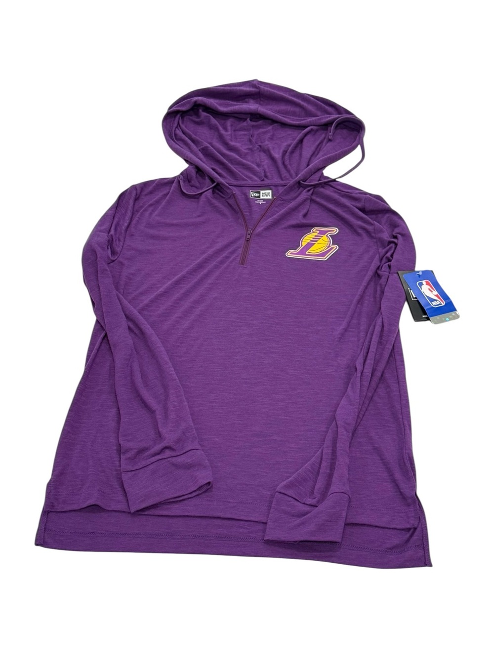 LA Lakers Women’s Purple Hoodie with Zip Lightweight Size Small NBA